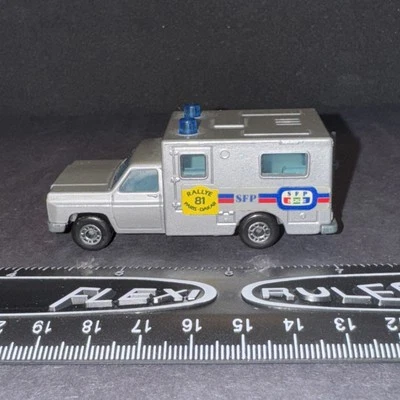 Matchbox Lesney S/F NO. 41-C Ambulance Rare Silver Body Paris-Dakar - Image 1 of 4