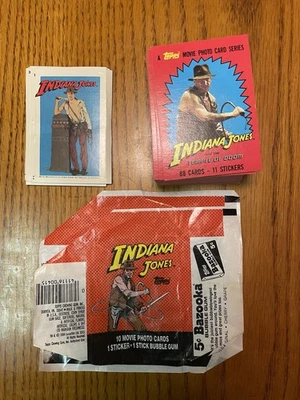 1984 Topps Indiana Jones Temple of Doom 1-88 +  Sticker Set minus #2  - Image 1 of 4