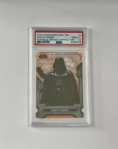 2023 Star Wars High Tek #2 Darth Vader 15/25 Orange Particle Diffractor PSA 10 - Picture 1 of 2