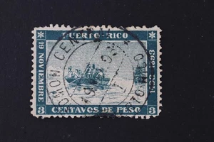 PUERTO RICO 1893 SC#133 USED  SOTN SON POSTMARK - Picture 1 of 3