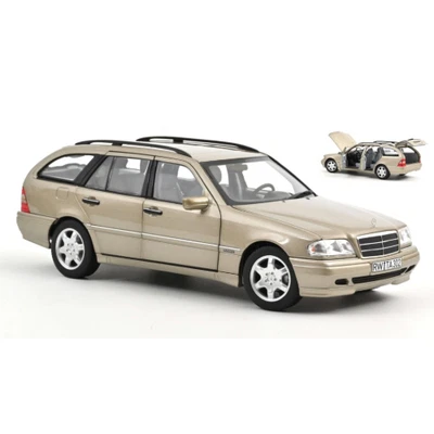 MERCEDES C-CLASS T-MODEL 1997 SMOKE SILVER 1:18 Norev Auto Stradali Nuevo Modelo - Imagen 1 de 4