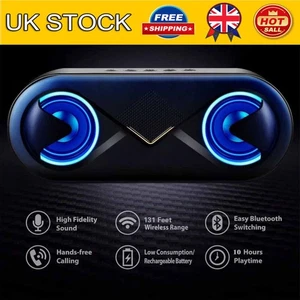 Bluetooth Speakers Portable Wireless Speaker Outdoor/Indoor High Bass Ultra Loud - Picture 1 of 17