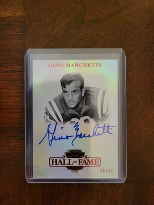 2012 Press Pass Legends Gino Marchetti Auto LG-GM HOF Edition - Image 1 of 2