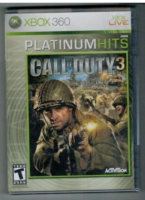 call of duty 3 platinum hits XBOX 360 GAME Xbox360 brand new - Image 1 of 2