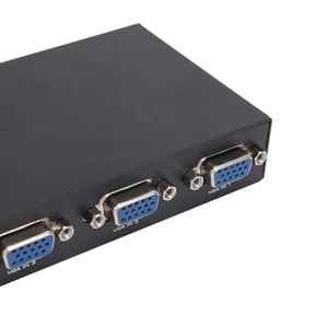4 In 1 Out 15 Pin Female 1920 X 1440 VGA Switch For PC TV Monitor Classroom C CB - Afbeelding 1 van 22