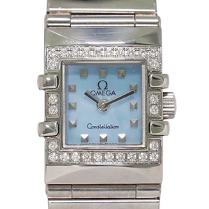 OMEGA Constellation Quadra 1537.74 Diamond Stainless Steel Quartz Watch Silver - Picture 1 of 18