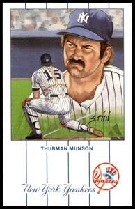 1990 Historic Limited Editions Thurman Munson Postcards #4 NY Yankees - Bild 1 von 2