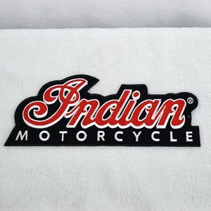 Indian Motorcycle Embroidered 10" x 4.5" Iron On/Sew On Patch - Sm Spots - Picture 1 of 8