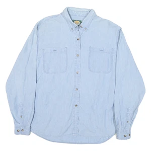 CABELAS Damen Blau Jeanshemd Langarm Knopf L Freizeit Baumwollmischung - Bild 1 von 6