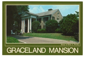 Graceland Mansion Elvis A Presley Memphis Postcard Birthplace of Rock Roll - Picture 1 of 2