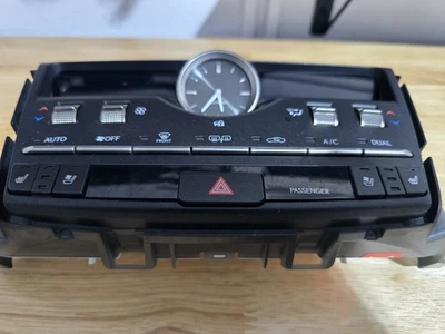 Panel de control climático Lexus NX200t NX300 NX300h 2015-2021 con reloj analógico OEM Foto 1 de 4