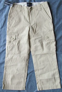 American Living, Size 4, Basic Sand Adjustable Waist Carpenter Pants, New with T - Picture 1 of 7