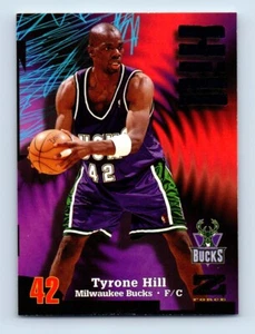 1997-98 SkyBox Z-Force Tyrone Hill Milwaukee Bucks #123 - Picture 1 of 2