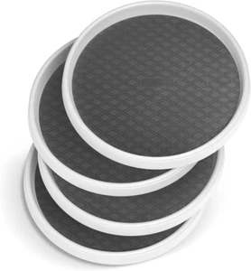 Lazy Susan Organizers for Kitchen Storage - 4 Set of Turntables for Cabinet, Pan - Picture 1 of 12