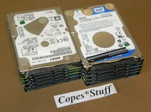 LOT (10) 500GB Thin Slim 7mm Mixed Brand SATA 2.5" Laptop Hard Drive HDD - Picture 1 of 1