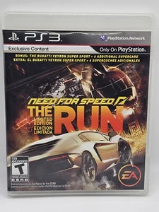 NEED FOR SPEED THE RUN PS3 PLAYSTATION 3 LIMITED EDITION Tested W/Manual - Picture 1 of 4