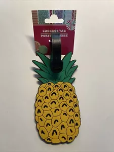 Neu süßer Ananas tropischer Ausweis Gepäckanhänger für Koffer Reise Silikon! - Bild 1 von 3