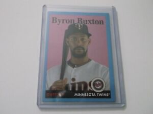 BYRON BUXTON BLUE BORDER #21/25 2019 TOPPS ARCHIVES TWINS #74