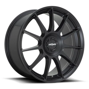 20x8.5 +35 F,20x10 +40 R,Rotiform DTM R168 5x108,5x114.3 Black Wheels (Set of 4) - Picture 1 of 3