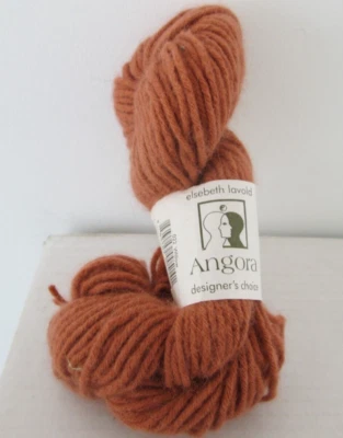 1 Hank Elsebeth Lavold Angora Designer's Choice Yarn #022 Willow Orange 50g - Image 1 of 3