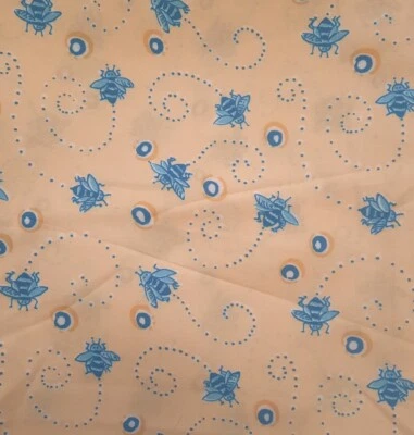 Lilly Pulitzer Yellow Bees Fabric -  34" X 56" - New - Rare - Image 1 of 2