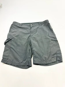 Columbia Pantaloncini Uomo 38 Grigio Escursionismo Nylon Cargo Gorpcore Trail - Foto 1 di 8