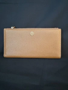 NWT Tory Burch Blake Color Block Slim Wallet - Cortado - Picture 1 of 6