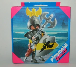 Playmobil Warrior Yellow Double Ax Knight in box  - discontinued - Box 1 - Picture 1 of 3