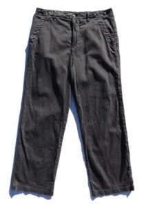 PILCRO Anthropologie US women’s 28 6 8 Gray Cotton High Rise Straight Leg Pants - Picture 1 of 5