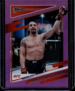 2022 Panini Donruss UFC ROBERT WHITTAKER Purple Flood #28 MIDDLEWEIGHT - Picture 1 of 2