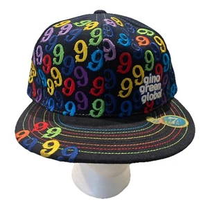 Gino Green Global 1999 American Needle Embroidered All Over Fitted Hat Cap 7 1/8 - Picture 1 of 8