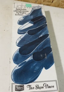Vintage Tingley Sears Gummi Überschuh Extra Large schwarz Schuhgröße 12 -14 unbenutzt - Bild 1 von 7