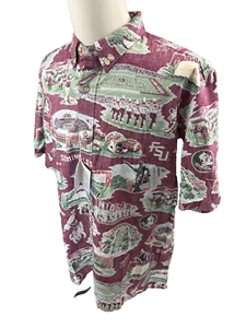 Reyn Spooner Florida State University Seminoles Hawaiian Shirt XL MSRP 129 - Picture 1 of 9