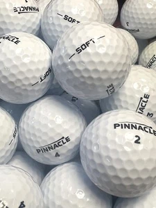 100 Near Mint AAAA White Pinnacle Soft Used Golf Balls - Picture 1 of 4