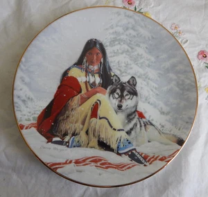 SNOW PRINCESS BY DAVID WRIGHT PLATE PRINCESSES OF THE PLAINS - Picture 1 of 3