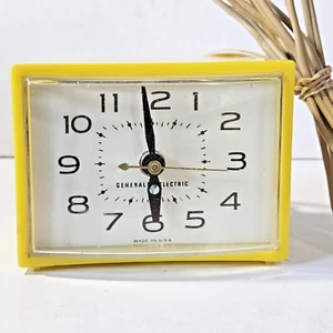 GE General Electric Electric Alarm Clock Model 7299 Yellow Made in USA Rare - Picture 1 of 10