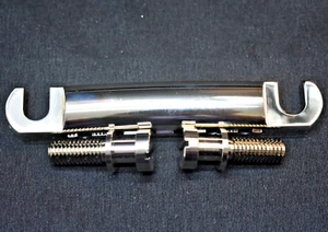 GOTOH - Stop Tailpiece - Nickle - Metric Studs - Picture 1 of 5