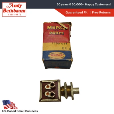 Interruptor de luz de respaldo Desoto Dodge Chrysler 1946-1950 accionamiento fluido 1300644 nuevo de stock Foto 1 de 4