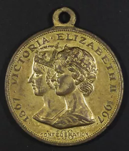 Victoria - Elizabeth 1867 - 1967 Canada Confederation Centennial Medal   A18 - Bild 1 von 2