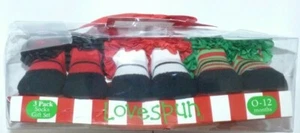 NEU LUVSPUN 3er-Pack Socken Geschenkset Baby 0-12 Monate NEU Neu mit Etikett CHR1 - Bild 1 von 4