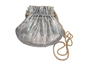 Whiting and Davis International Evening Bag Purse Shoulder Bag Silver TLC READ - Picture 1 of 12