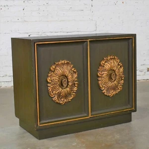 Mid Century Hollywood Regency Lane Small 2 Door Credenza Style J Mont or D Drape - Picture 1 of 12