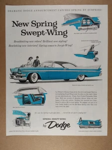 1958 Dodge Custom Royal Hardtop Vintage Print Ad - Bild 1 von 1