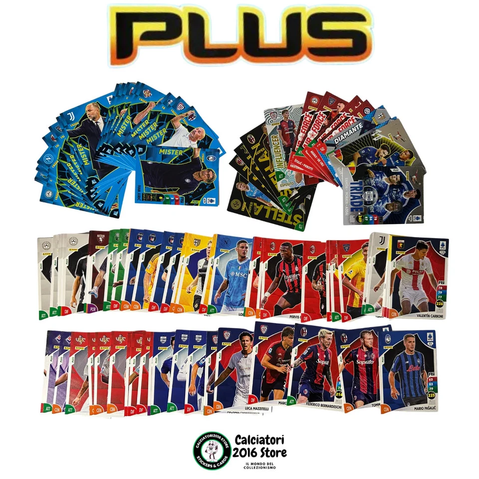 Calciatori Adrenalyn XL 2025/26 - Set completo 93 card PLUS bis Mister - Immagine 1 di 1