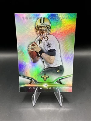 2014 Topps Platinum #18 Drew Brees New Orleans Saints  - Image 1 of 2