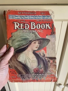 Antico Settembre 1911 LA RIVISTA LIBRO ROSSO Prezzo 15 Centesimi - Foto 1 di 16