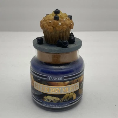 Yankee Candle Blueberry Muffin 3,7 OZ calentador de casa + tapa | retirado sin quemar Foto 1 de 4