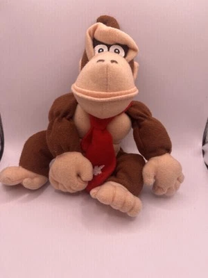 Bolsa de frijoles de felpa Donkey Kong 1997 Nintendo 64 vintage con etiquetas 7 pulgadas Foto 1 de 3