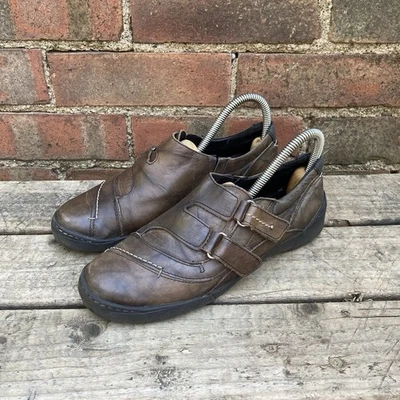 Women’s Josef seibel Leather Comfort Shoes Size 4 Brown Made In Bulgaria - Image 1 of 4