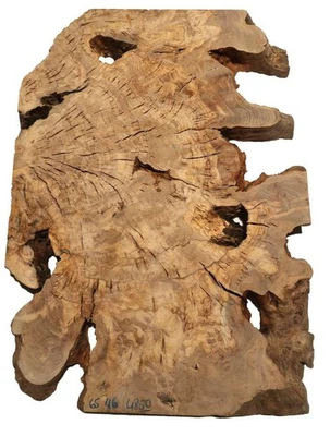 1x Madera De Raíz De Olivo Olivo Veteado 65x46cm x 48-50mm - Imagen 1 de 4